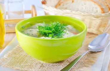 Image showing fresh soup