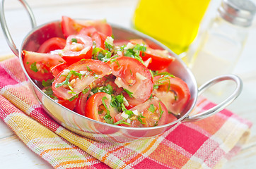 Image showing salad from tomato