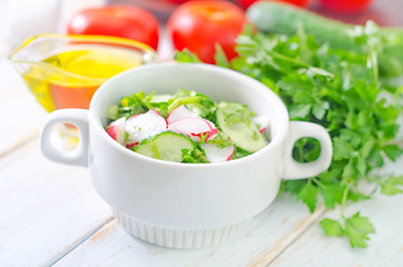 Image showing fresh salad