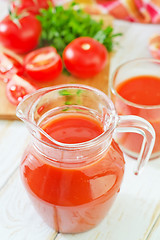 Image showing tomato juice