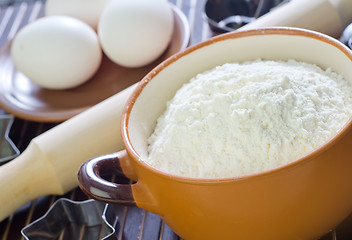 Image showing ingredients for dough