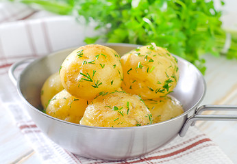 Image showing boiled potato