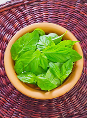 Image showing fresh basil