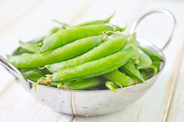 Image showing green peas