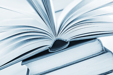 Image showing open books