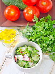 Image showing fresh salad