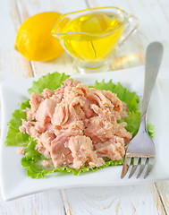 Image showing salad from tuna