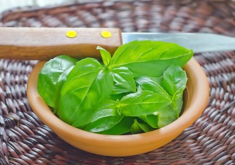 Image showing fresh basil