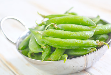 Image showing green peas