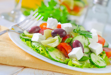 Image showing greek salad