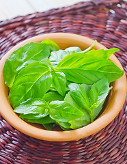 Image showing fresh basil