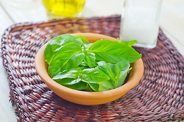 Image showing fresh basil