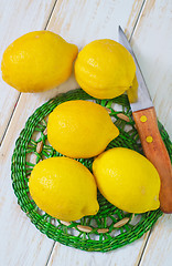 Image showing fresh lemons