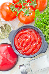 Image showing tomato sauce