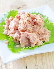 Image showing salad from tuna