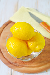 Image showing fresh lemons