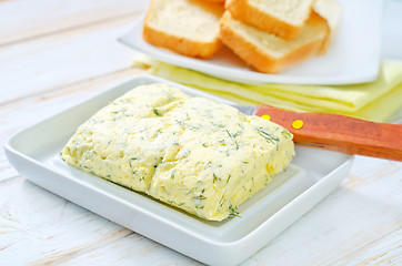 Image showing butter with garlic