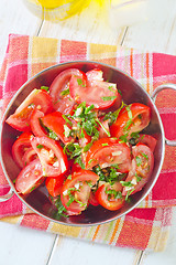 Image showing salad from tomato