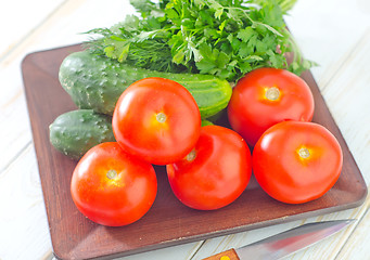 Image showing ingredients for salad