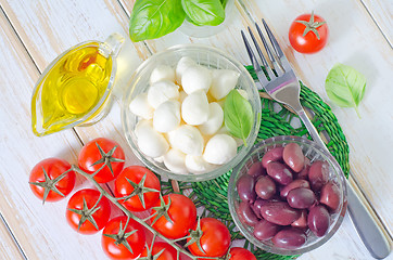 Image showing ingredients for caprese