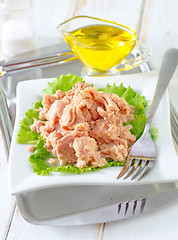 Image showing salad from tuna