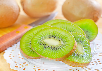 Image showing fresh kiwi