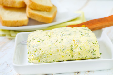 Image showing butter with garlic