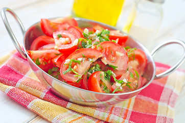 Image showing salad from tomato