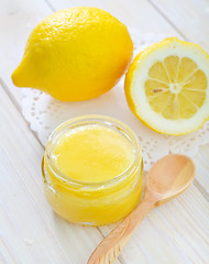 Image showing honey and lemons