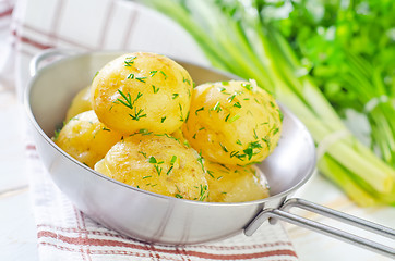 Image showing boiled potato