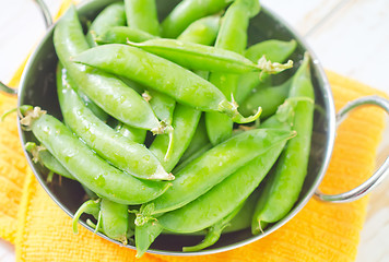 Image showing green peas