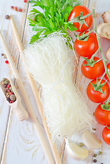 Image showing rice noodles