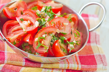 Image showing salad from tomato