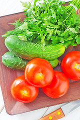 Image showing ingredients for salad