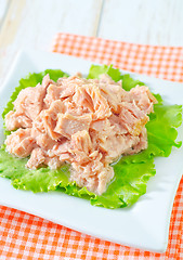 Image showing salad from tuna