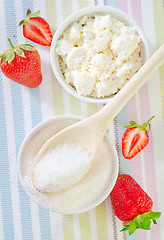 Image showing cottage with strawberry