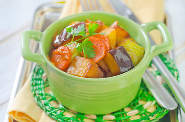 Image showing baked vegetables