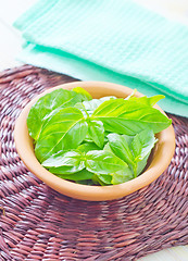 Image showing fresh basil