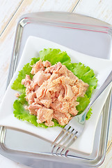 Image showing salad from tuna