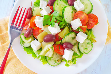 Image showing greek salad