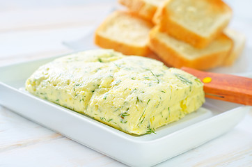 Image showing butter with garlic