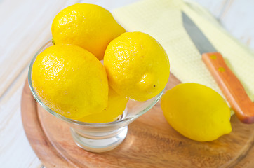 Image showing fresh lemons