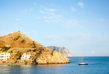 Image showing sea and mountain in Crimea