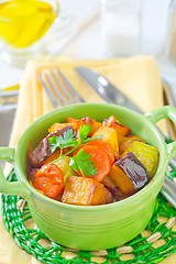 Image showing baked vegetables