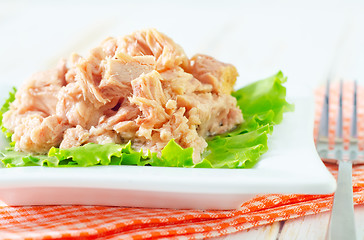 Image showing salad from tuna