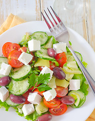 Image showing greek salad