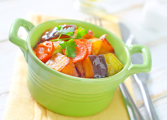 Image showing baked vegetables