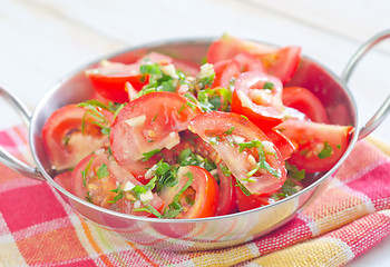 Image showing salad from tomato