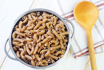 Image showing raw pasta