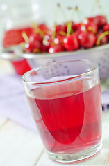 Image showing strawberry juice